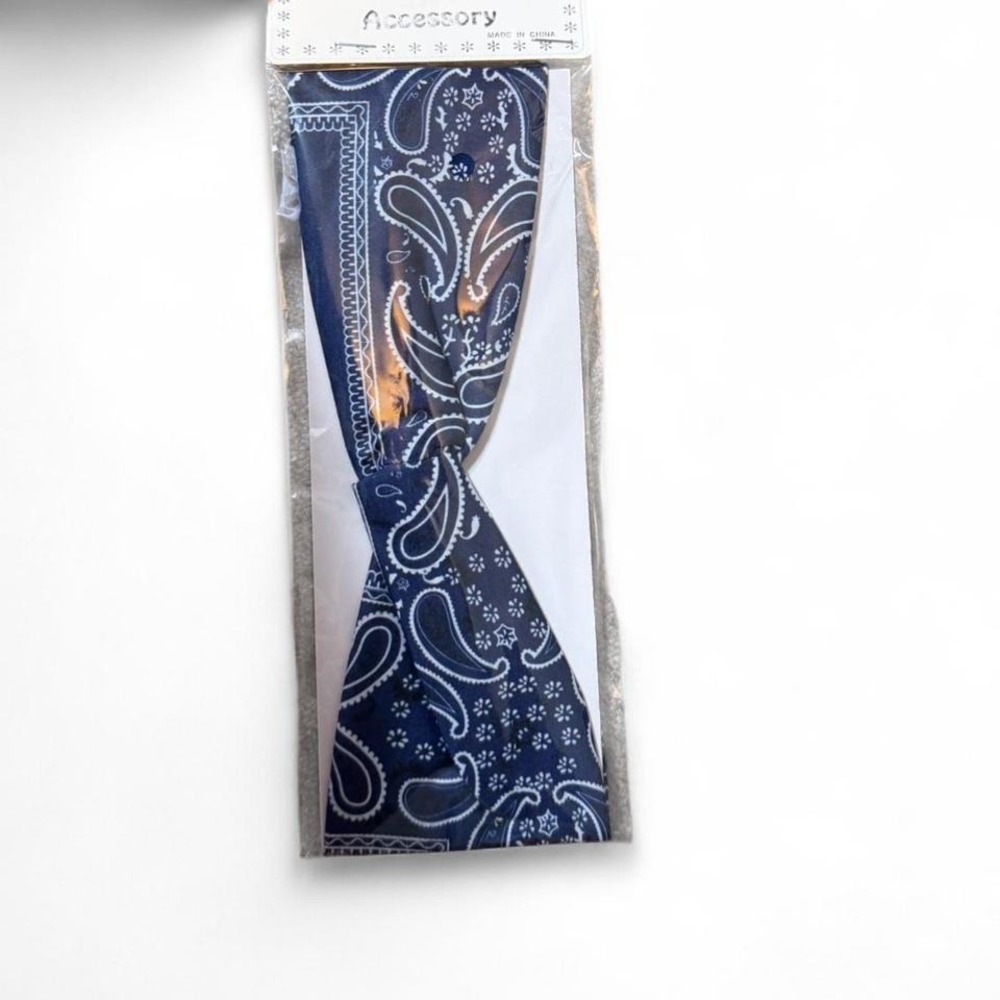 Navy‎ Twisted Knot Stretch Headband